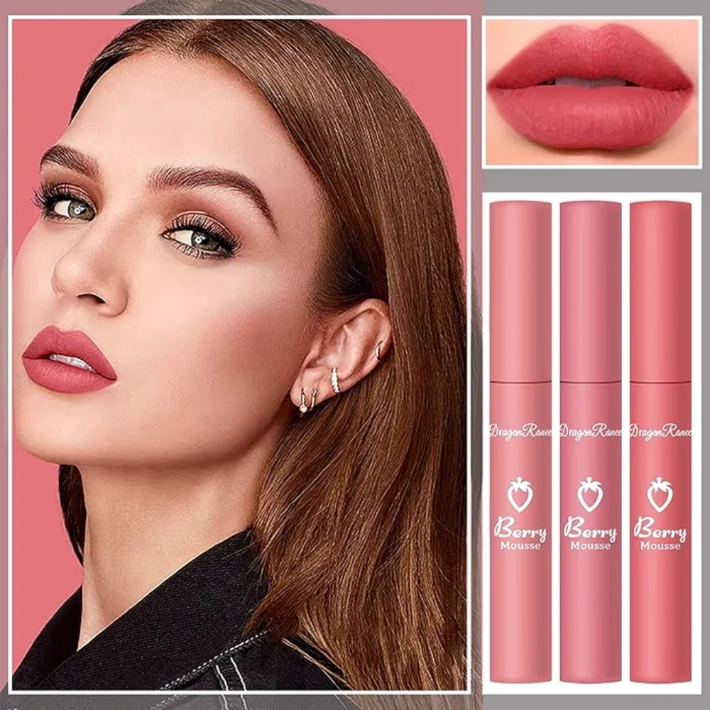 Berry Mousse Matte Lipstick 3 pcs Set